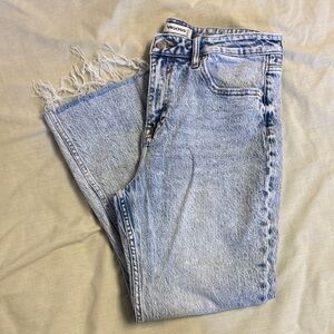 Vigoss Frayed Hem Light Blue Jeans